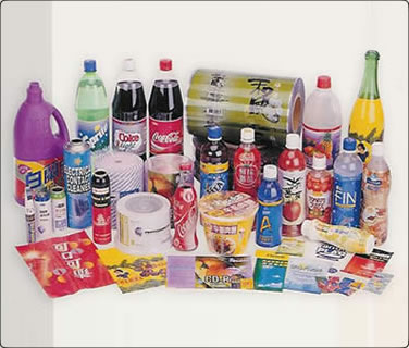 چاپ و بسته بندی انواع لیبل مواد غذایی و پاکت فریزر و زباله و کیسه های پلی پروپیلن