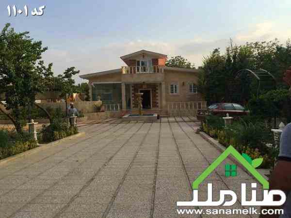 فروش ویلا باغ دوبلکس استثنایی در شهریار کد1101