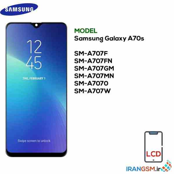 تاچ ال سی دی سامسونگ گلکسی Samsung Galaxy A70s #SM-A707F, SM-A707FN, SM-A707GM, SM-A707MN, SM-A7070, SM-A707W