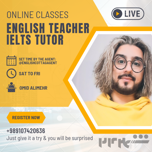 تدریس خصوصی و آنلاین زبان انگلیسی و آیلتس 