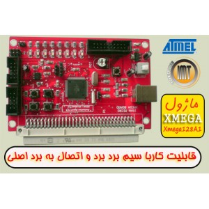 ماژول ایکسمگا 128A1 -همراه آموزش ATXMEGA128A1