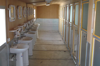کانکس سرویس بهداشتی و توالت صحرایی