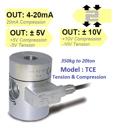 لودسل کششی فشاری استاندارد آزمایشگاهی AEP transducers