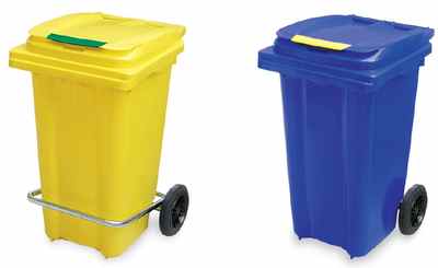 سطل آشغال ، مخزن زباله ، مخزن و سطل زباله در اندازه های مختلف