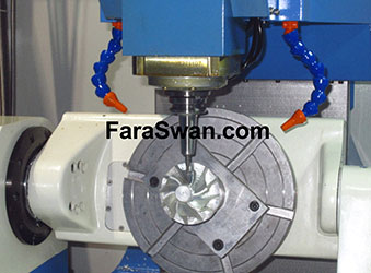 دستگاه فرز CNC پنج محوره مخصوص فلزات