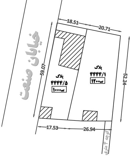 فروش دو قطعه زمین همجوار با کاربری تجاری، صنعتی و کارگاهی