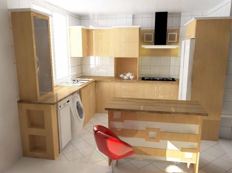 طراحی و اجرای کابینت آشپزخانه 