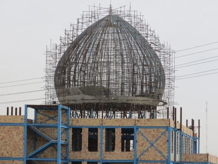 رسمی بندی گنبد مساجد و ساخت درب های فلزی
