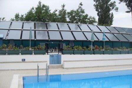 گرمایش استخر شنا با استفاده از انرژی خورشیدی - استخر خورشیدی