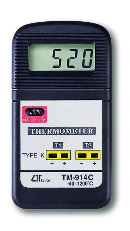 ترمومتر دوکاناله TM-914C