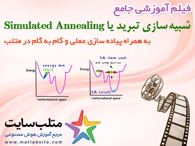 فیلم آموزشی جامع شبیه سازی تبرید یا Simulated Annealing در متلب