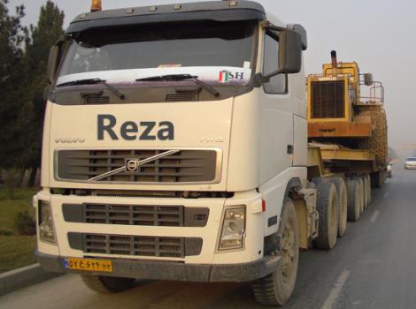 حمل و نقل سنگین وفوق سنگین جاده ای 