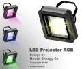 پروژکتور رنگی ال ای دی (RGB)-روشنایی باغ و تالار های عروسی-نورپردازی جدید-garden led projector-چراغ ال ای دی-led