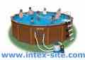 استخر پیش ساخته فایبر گلاس 124*488 (کامل)