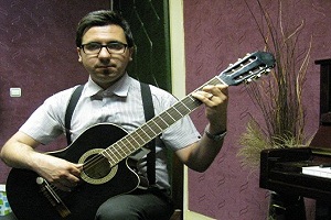 مجید غلامی  استاد گیتار کلاسیک و پاپ آموزشگاه موسیقی نسیم سحری