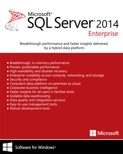 نرم افزار Microsoft SQL Server 2014 Enterprise Edition