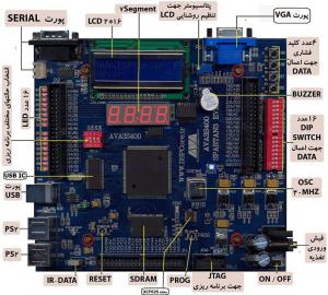 برد توسعه FPGA SPARTAN3