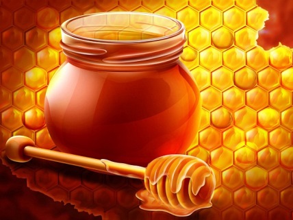 عسل ارگانیک همراه با موم