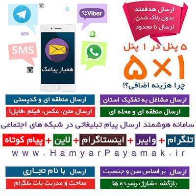 پنل تبلیغاتی همه کاره با پایین ترین تعرفه