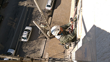 خدمات کار در ارتفاع بدون داربست (دسترسی با طناب صنعتی)  www.7ir.co شرکت هفت یاقوت (سهامی خاص) ROPE ACCESS پیشرو در صنعت 