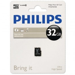 کارت حافظه 32 گیگابایت Philips MicroSD فیلیپس 