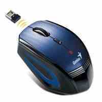 موس NX-6550 جنیوس رنگ آبی بدون سیم