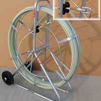 فنر کابل کشی فایبرگلاس مخابرات  (Fiberglass push rod cable reel)