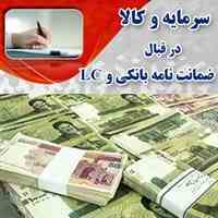 سرمایه و کالا در قبال ضمانت نامه بانکی و LC داخلی
