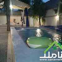 فروش باغچه با محوطه سازی و استخر در بکه کد1073