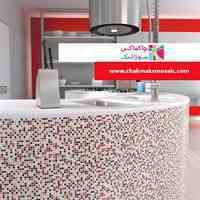 کاشی استخری، بین کابینت، گلس موزائیک