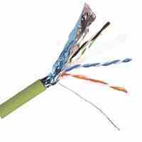 کابل شبکه هومر مدل cat 6 FTP با روکش کابل LSZH