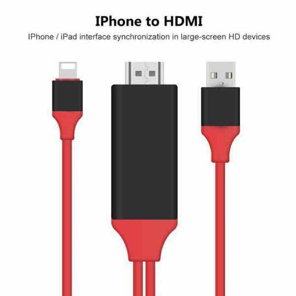 کابل (IPhone to HDMI 2m (MHL