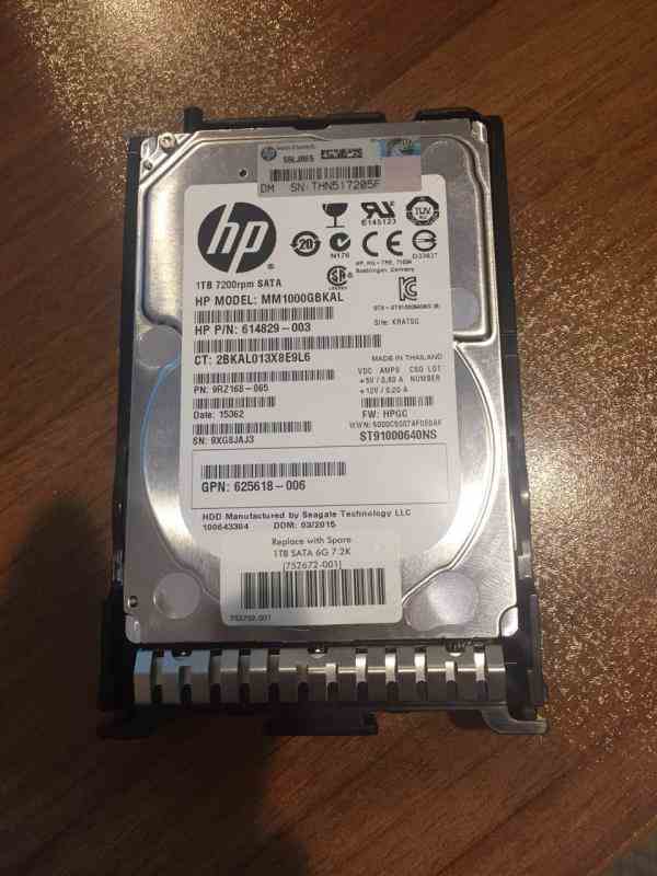 هارد HP Hard SATA 1TB 7.2k New 