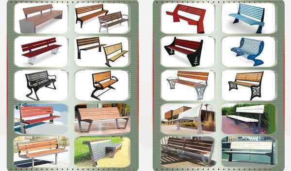 تولید و فروش انواع صندلی و نیمکت های پارک 