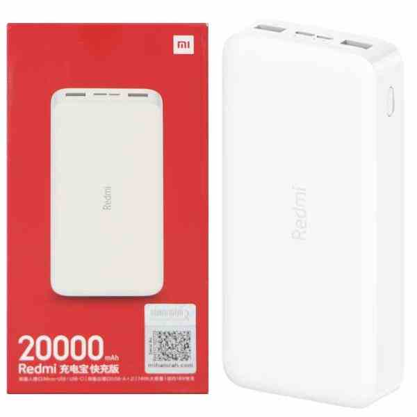 شارژر همراه شیائومی مدل Redmi PB200LZM ظرفیت 20000 میلی آمپر ساعت