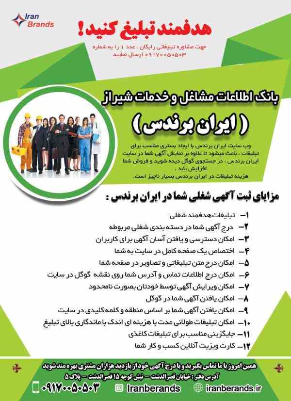 بانک مشاغل شیراز