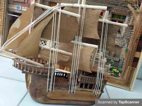 کشتی چوبی بادبانی