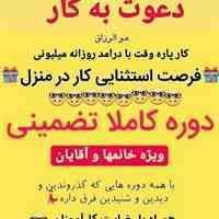 درآمد زایی در منزل و در فضای مجازی
