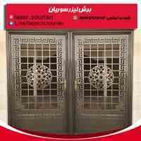 درب پارکینگ لیزری-درب لیزری لوکس-ورق طرح دار لیزری-برش لیزر سوریان