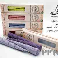 تولید شمع دست ساز طبیعی و ارگانیک مجموعه کاغز