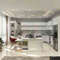 طراحی کابینت پلی گلاس-لمی گلاس-هایگلاس+نقشه اجرایی رایگان