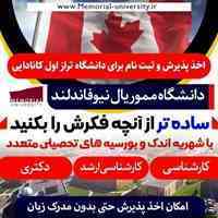 تحصیل همراه با بورسیه  در دانشگاه مموریال نیوفاندلند کانادا 