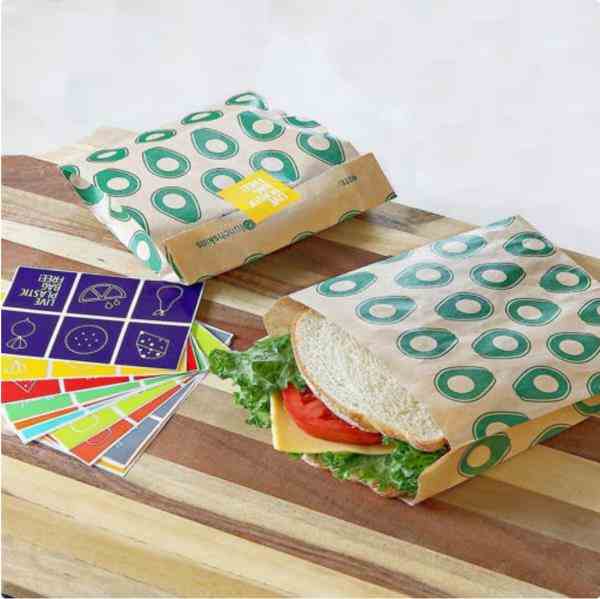 پاکت مخصوص ساندویچ- پاکت ساندویچ متالایز- زیبا پلاست- 