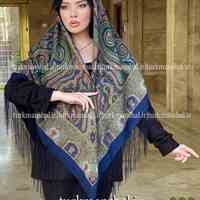 روسری ترکمن پشمی و ابریشمی 
