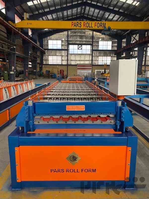 ساخت دستگاه تولید ورق طرح ذوزنقه-پارس رول فرم-۰۹۱۲۱۰۰۷۷۶۰