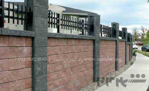 دیوار محوطه ویلا، کارخانه و سوله با بلوک نمادار - کاهش هزینه و افزایش
