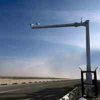 پایه دوربین ترافیکی(پلاکخوان)