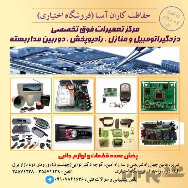فروش عمده و خرده سیستمهای حفاظتی در تبریز