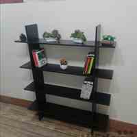 کتابخانه مدل آیسان رنگ مشکی ام دی اف