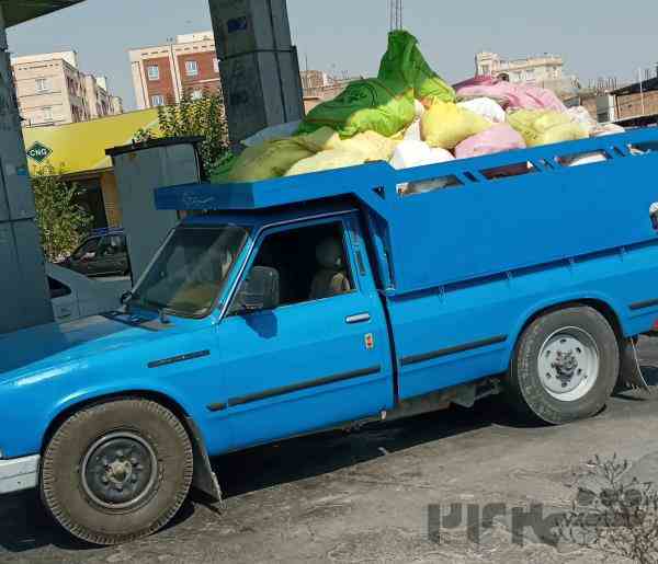 حمل نخاله ساختمانی با نیسان 